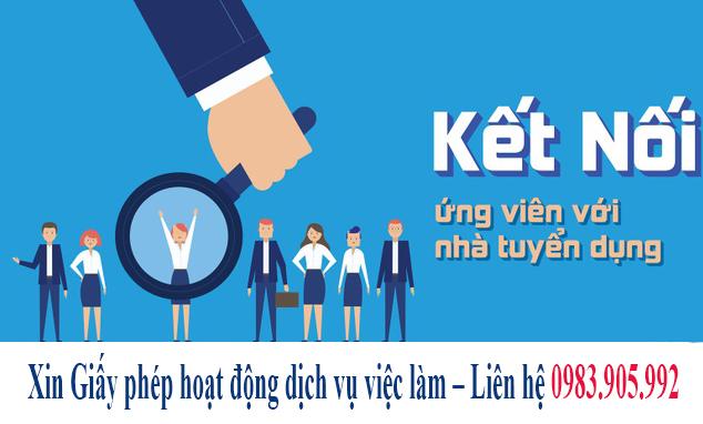 Hồ sơ thủ tục xin Giấy phép dịch vụ việc làm